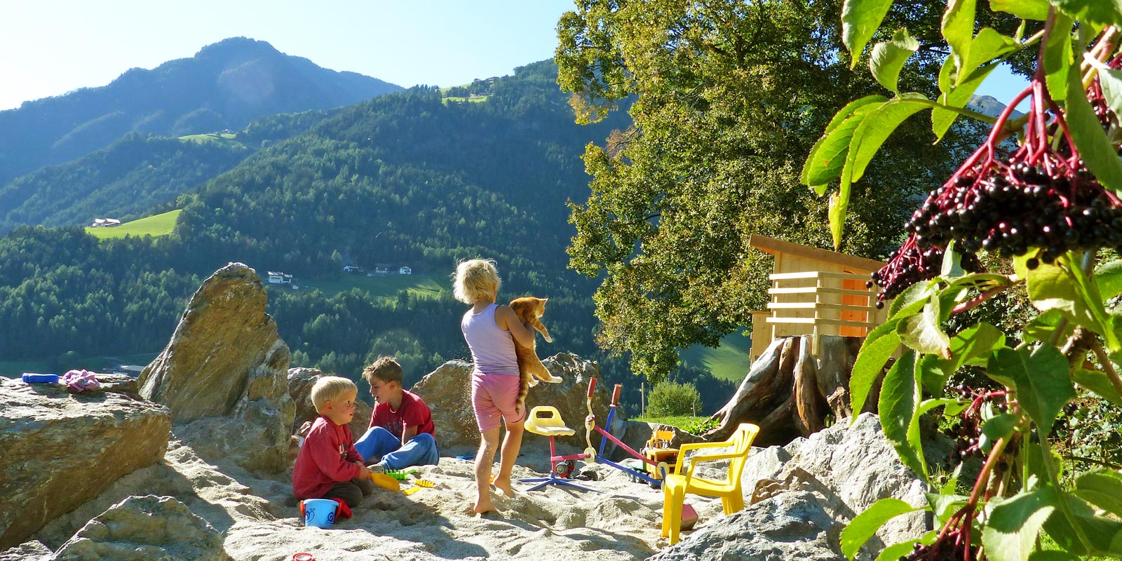 Vacanze sul maso con bambini