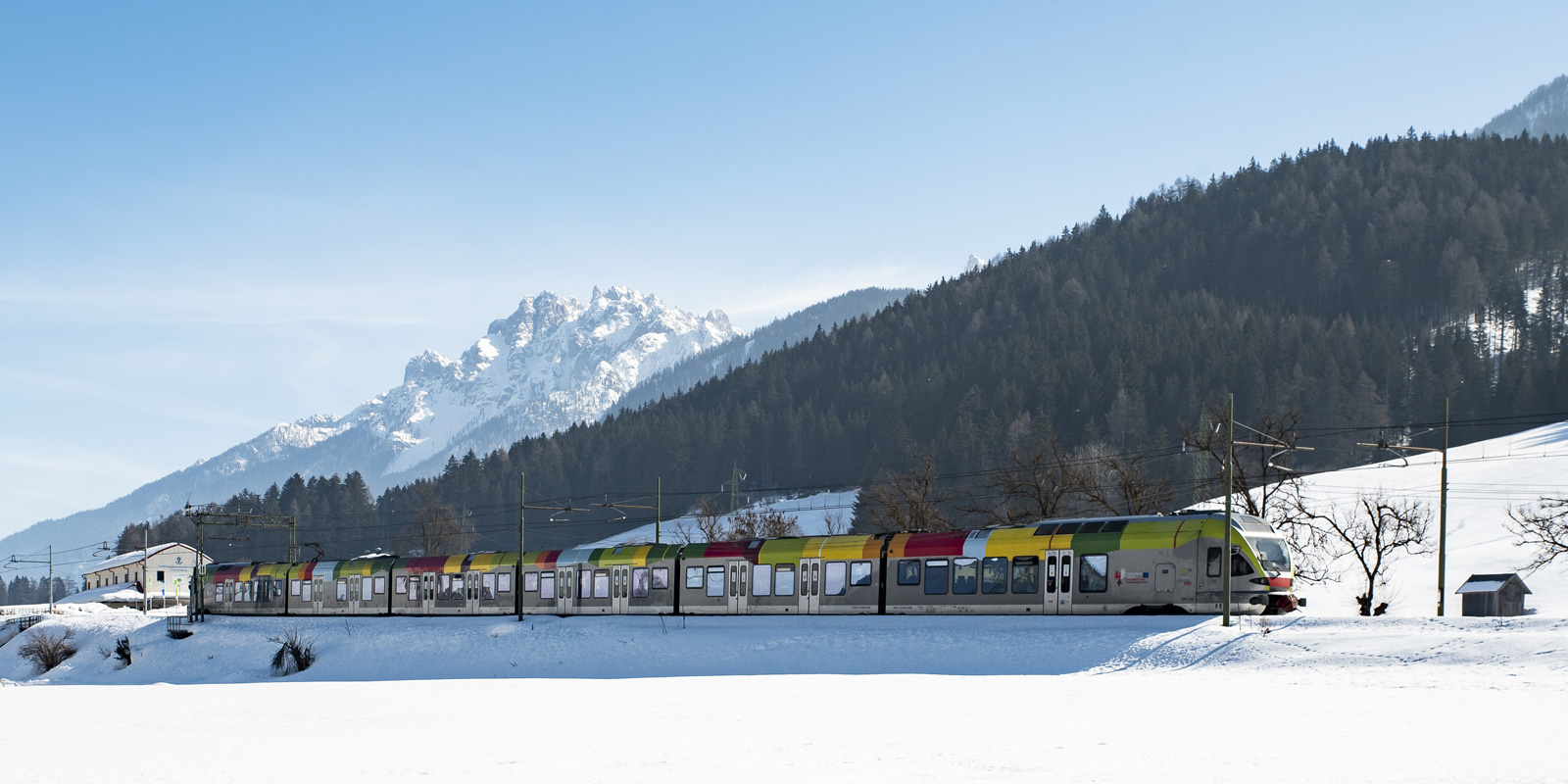 Anreise nach Südtirol mit der Bahn im Winter